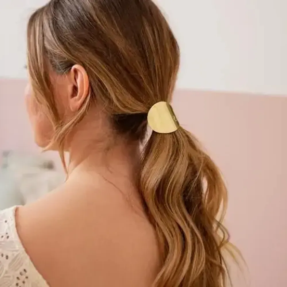 Accessoires cheveux - Élastique plaque dorée - BACHCA