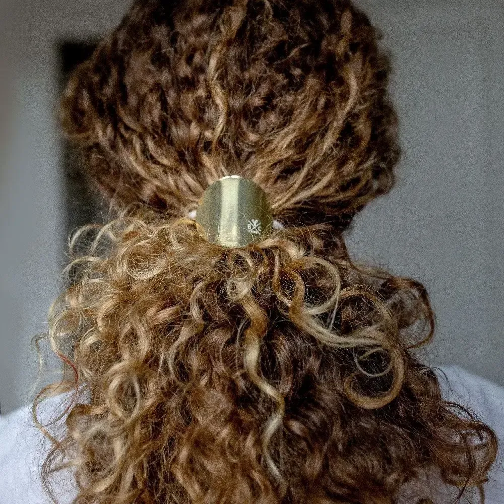 Accessoires cheveux - Élastique plaque dorée - BACHCA