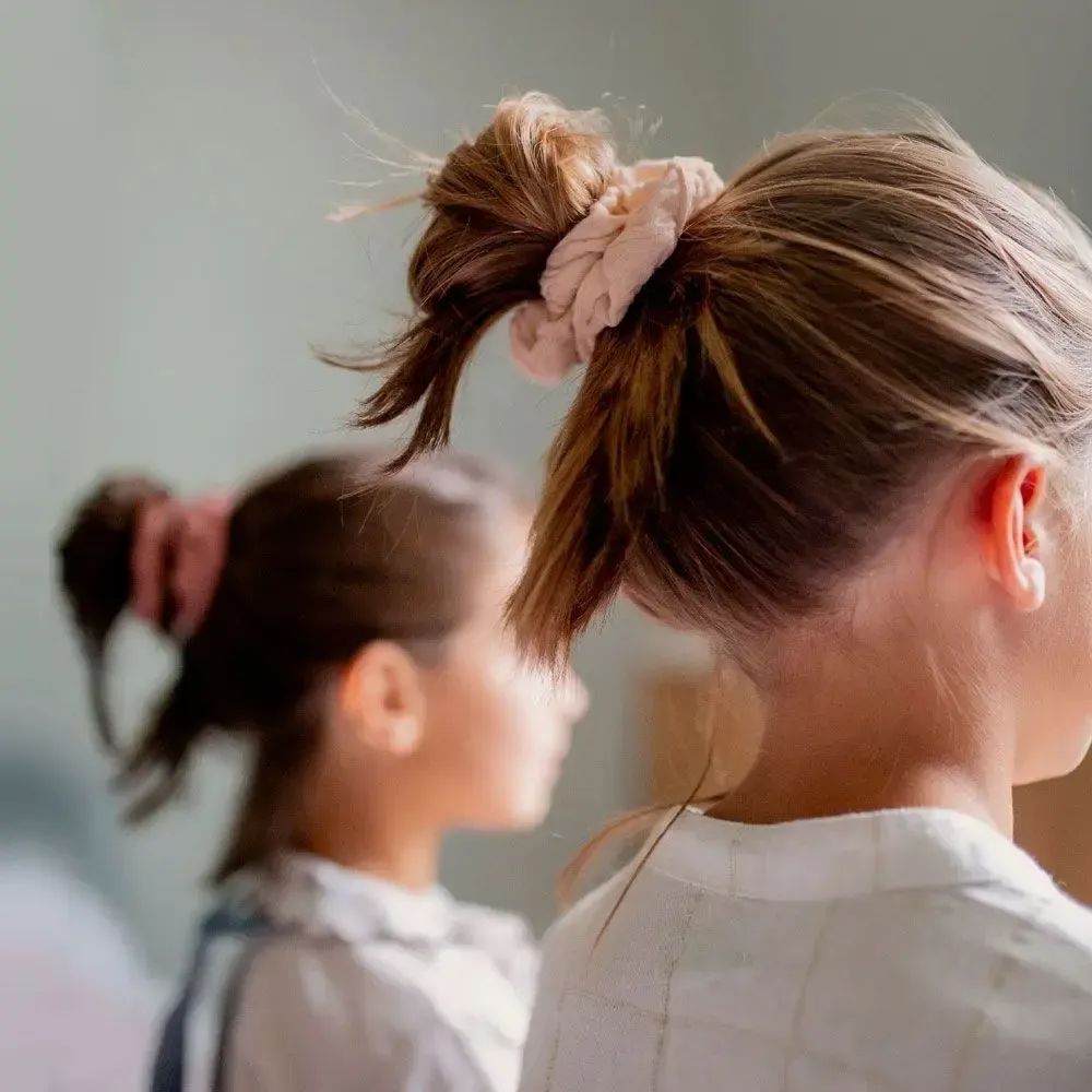 Hair accessories - Cotton gauze scrunchies x2 - BACHCA