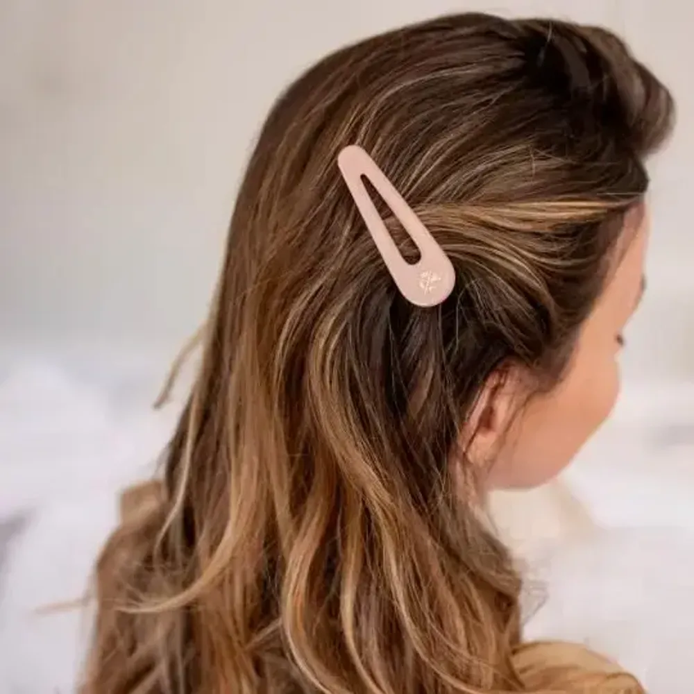 Accessoires cheveux - Barrettes Rose dragée x2 - BACHCA