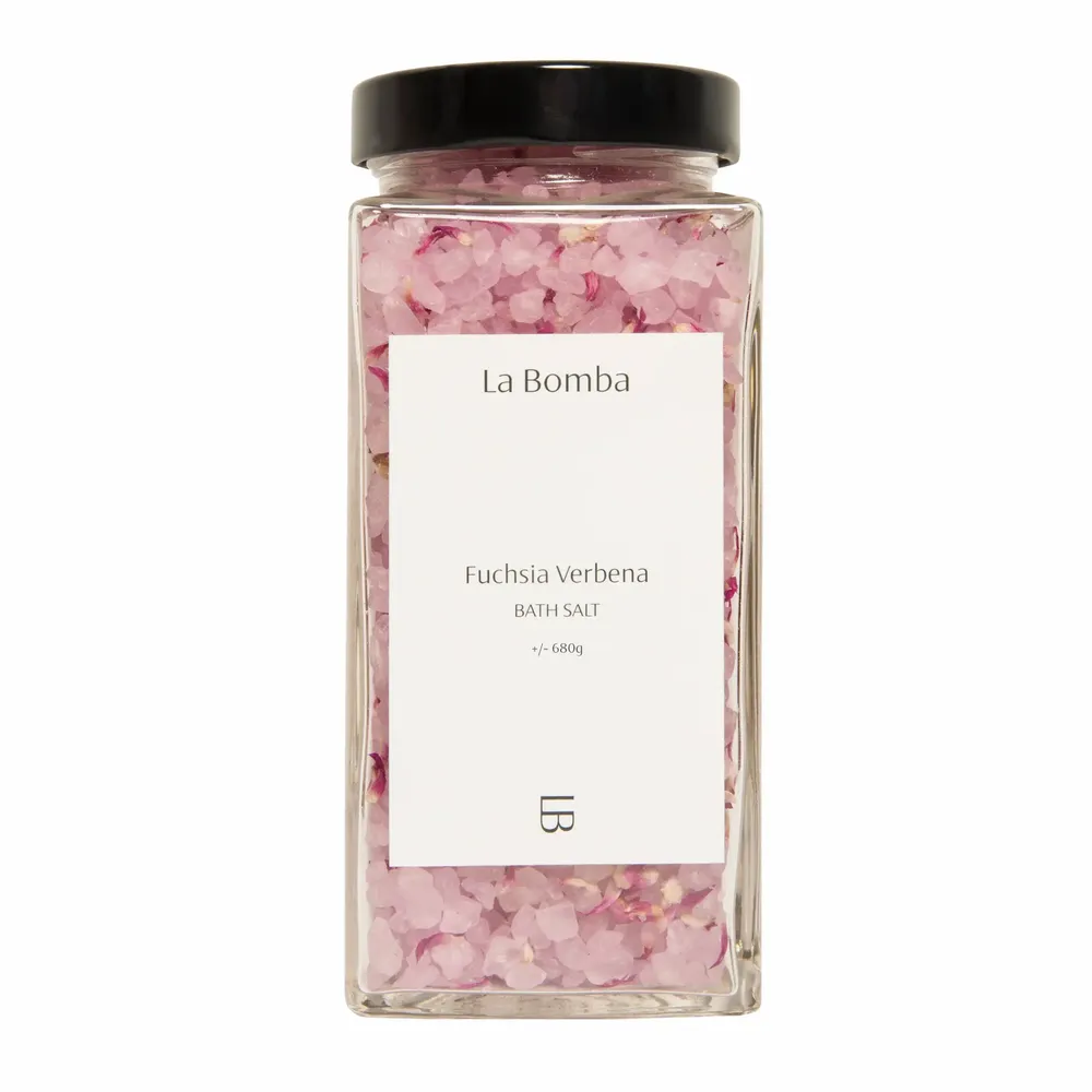 Cosmétiques - Bath Salt Fuchsia Verbena - LA BOMBA