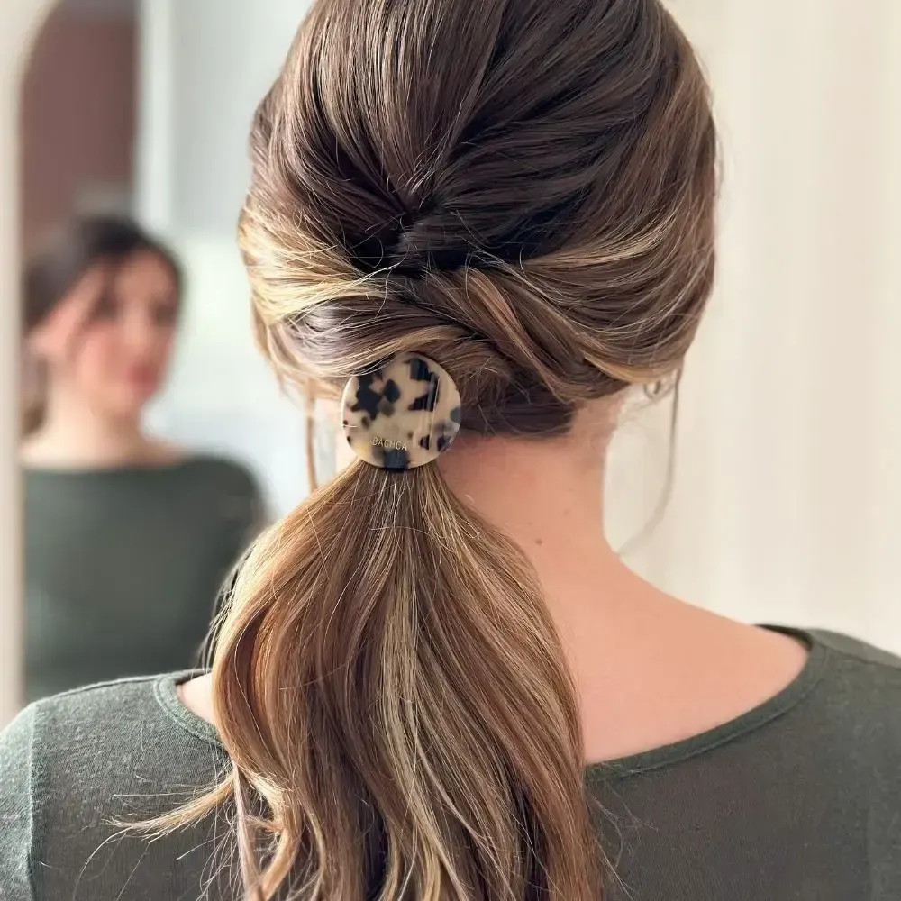 Accessoires cheveux - Élastique plaque Écaille - BACHCA