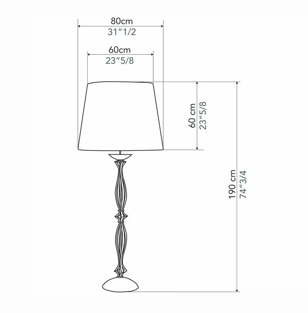 Lampadaires - ALBA Lampadaire - OBJET INSOLITE