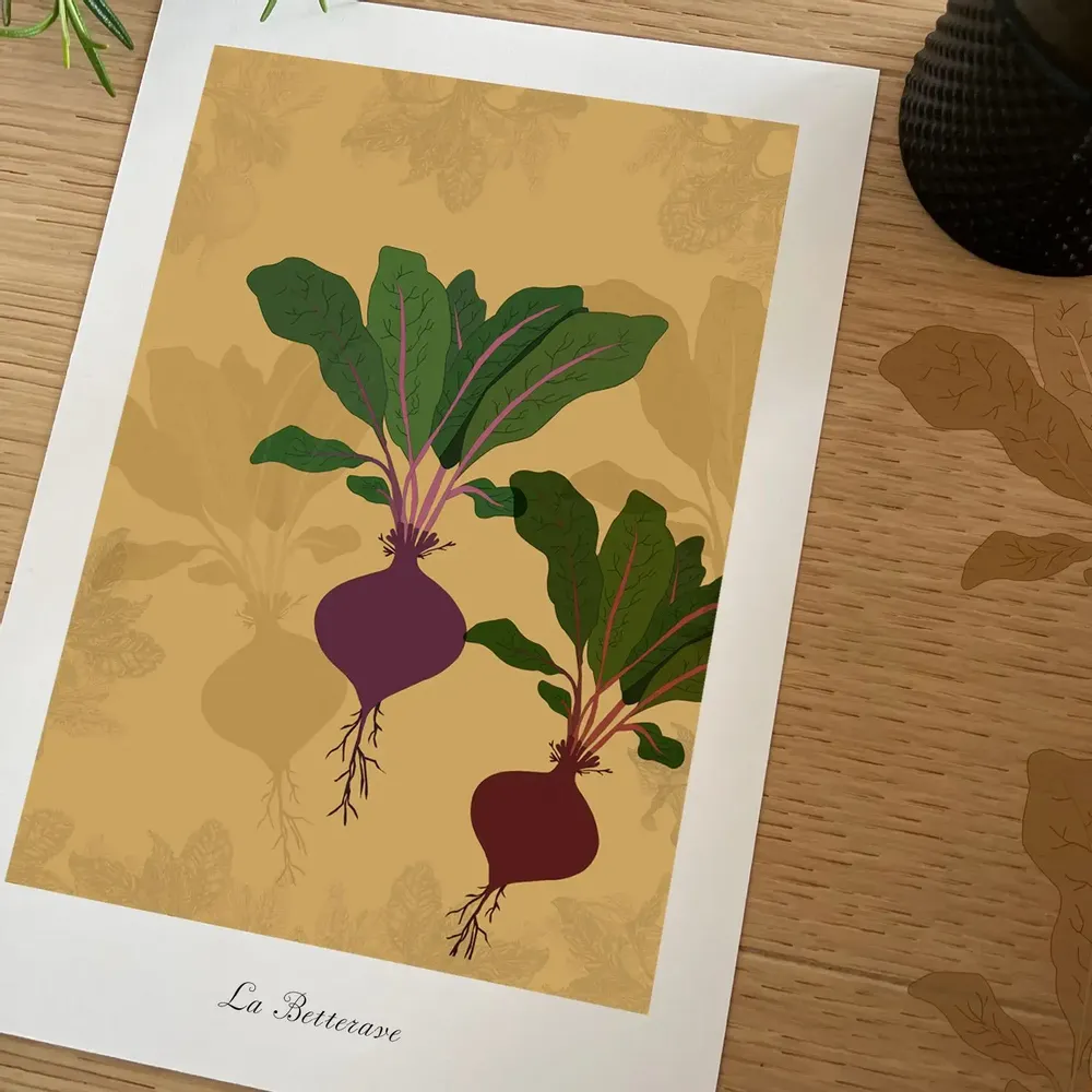 Poster - LA BETTERAVE - MARIE KAZMIERCZAK