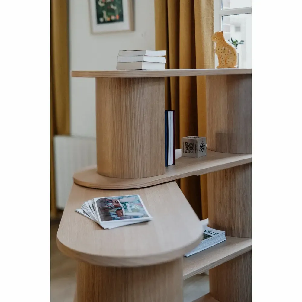 Bookshelves - Charlotte Library - HÉVÉA HOUSE