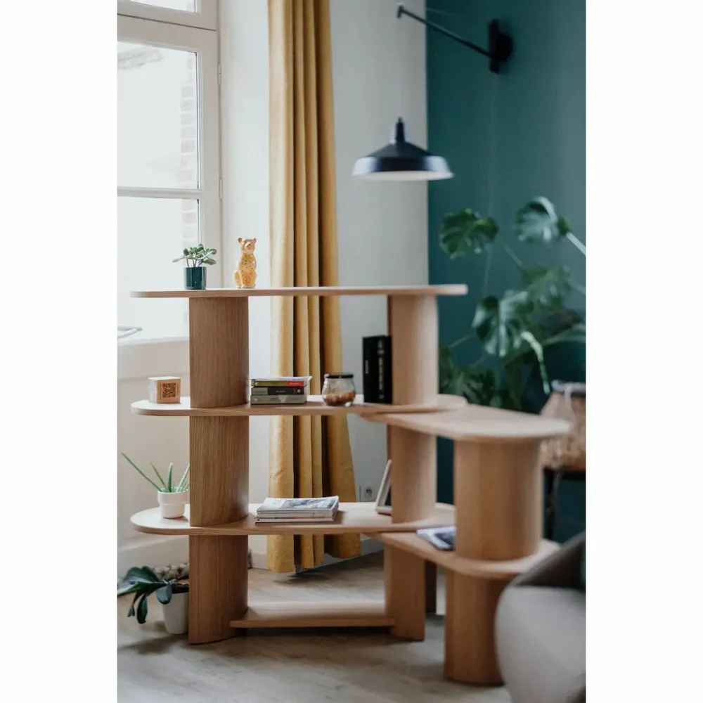 Bookshelves - Charlotte Library - HÉVÉA HOUSE