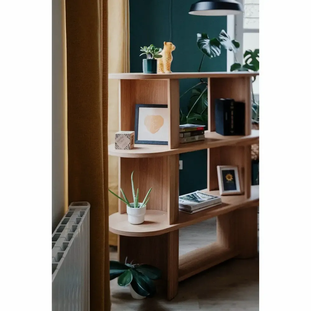 Bookshelves - Charlotte Library - HÉVÉA HOUSE