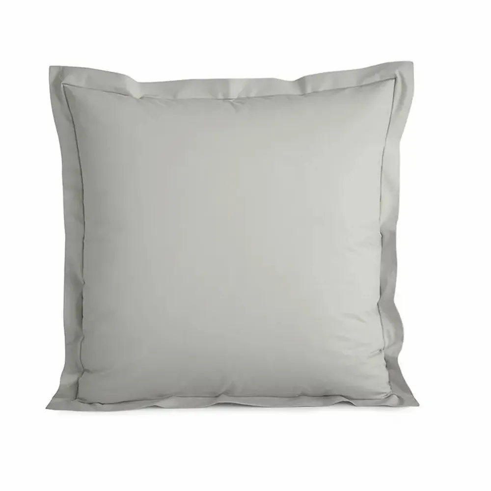 Bed linens - Percale Pillowcase 65 x 65 cm Pure Combed Cotton Long Staples 80 Thread Count/cm² Pearl - COTON PUR