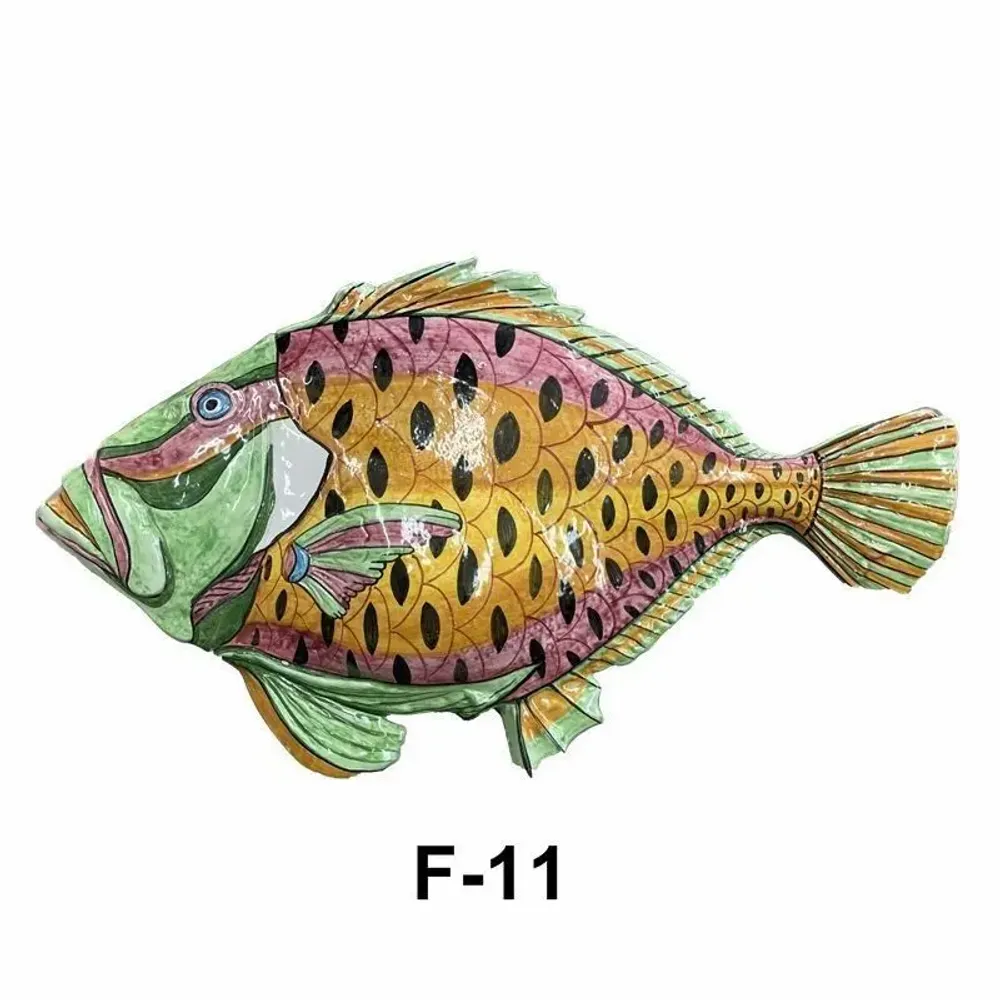 Ceramic - Ceramic fish - Wall light - GUADARTE