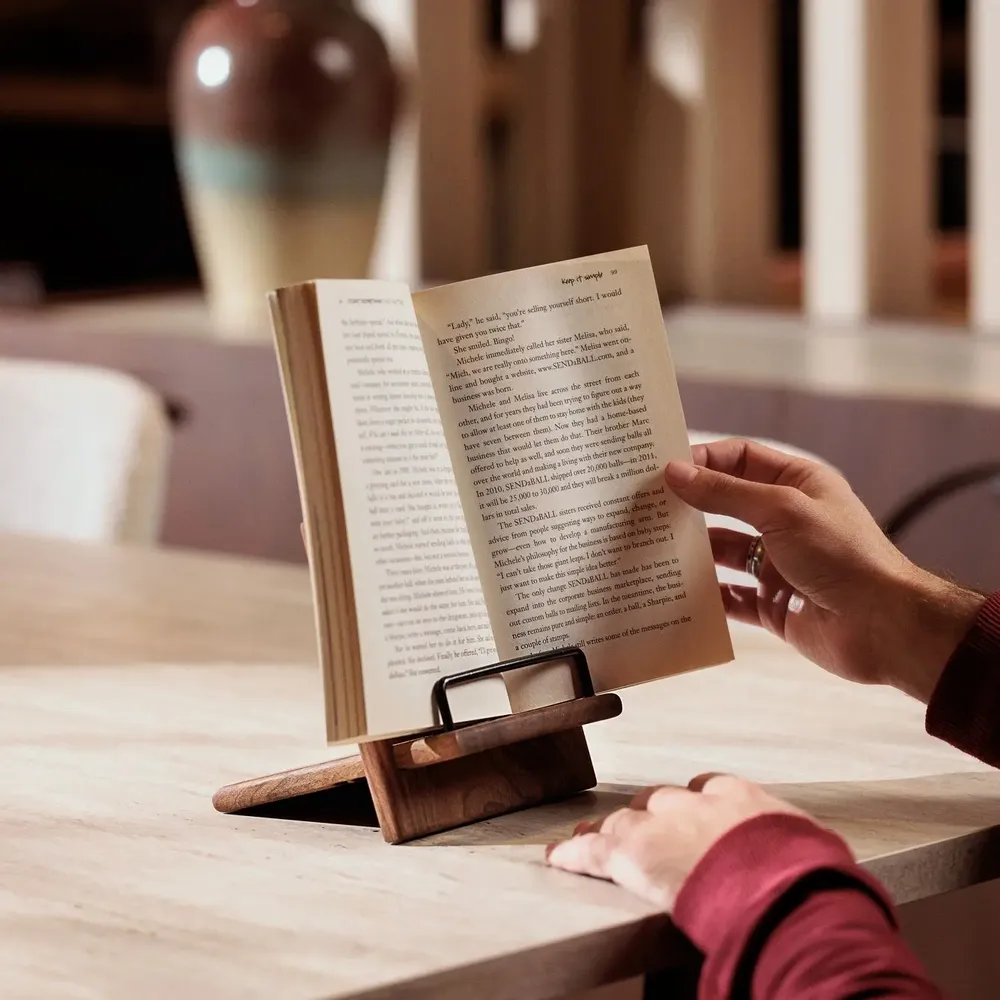 Table mat - TILISMA Handmade Wooden Book Stand - TILISMA