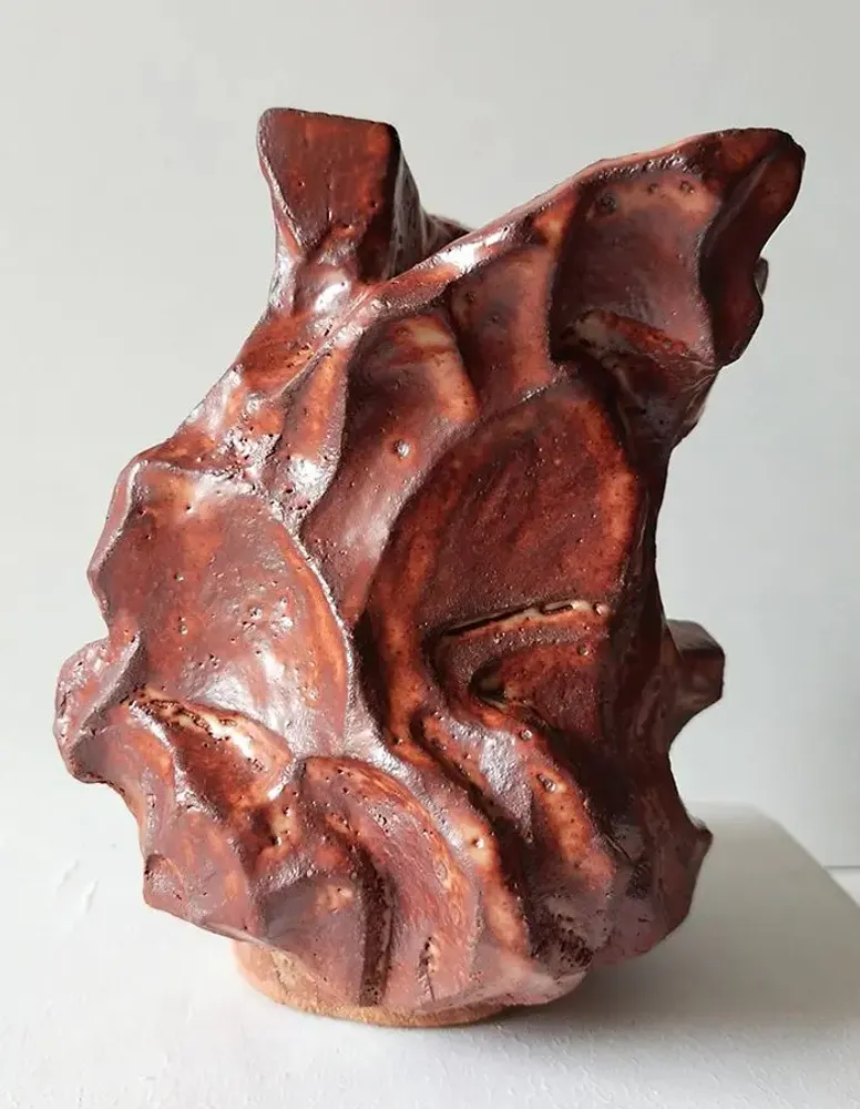 Vases - Lithos Red Shino - SABMULLER CERAMICS