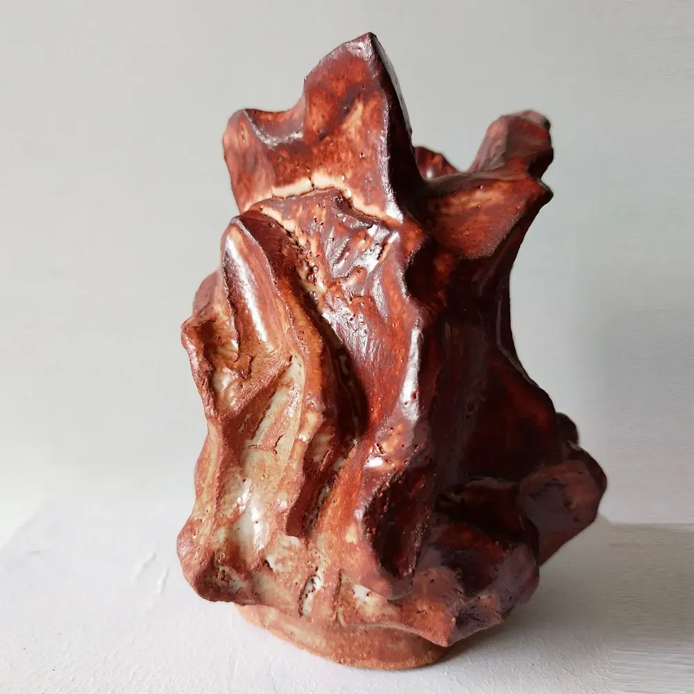 Vases - Lithos Red Shino - SABMULLER CERAMICS