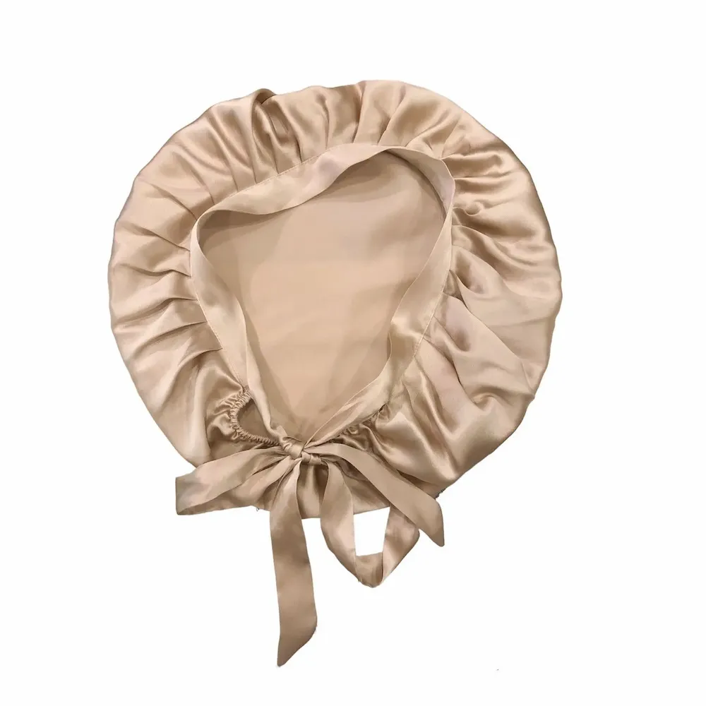 Loungewear - 19-momme 100% silk nightcap - QUÊTE DE SOIE