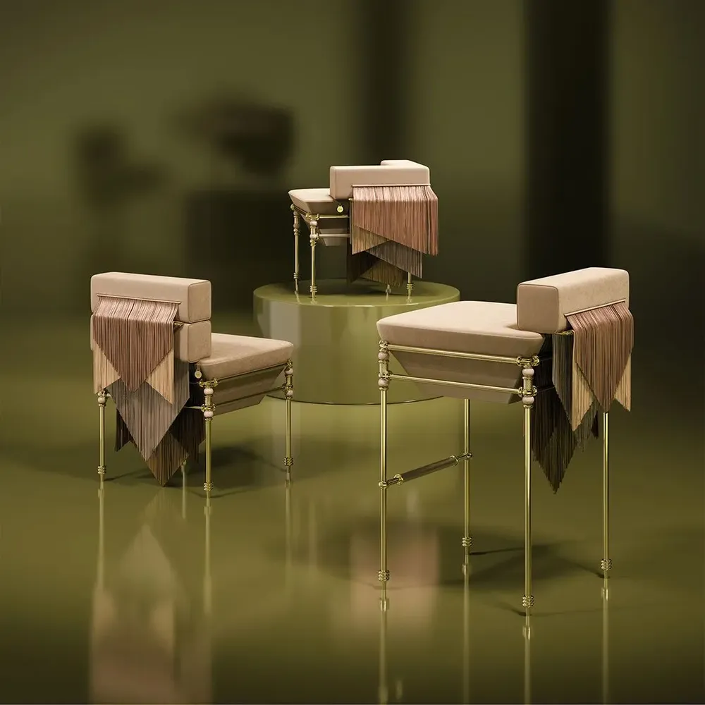 Chairs - Seraphine Bar Chair - OTTIU