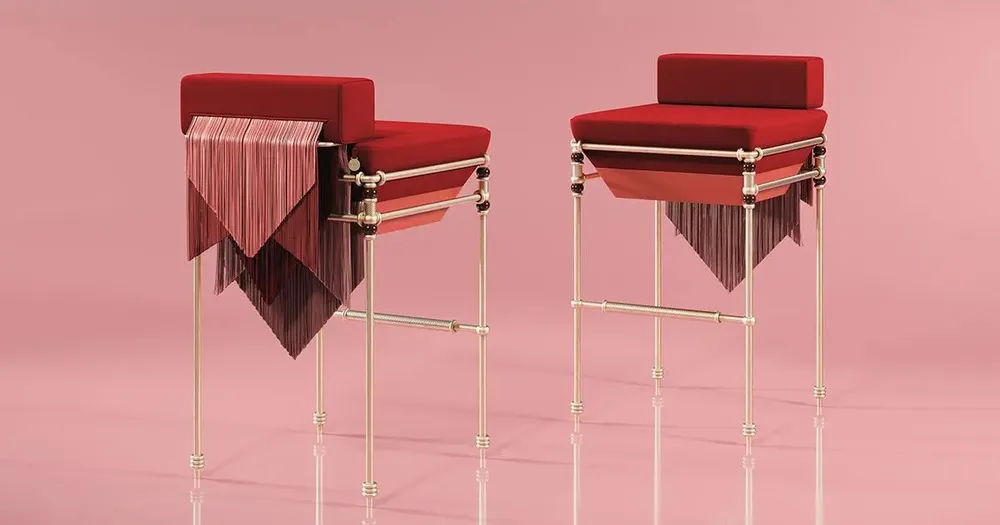 Chairs - Seraphine Bar Chair - OTTIU