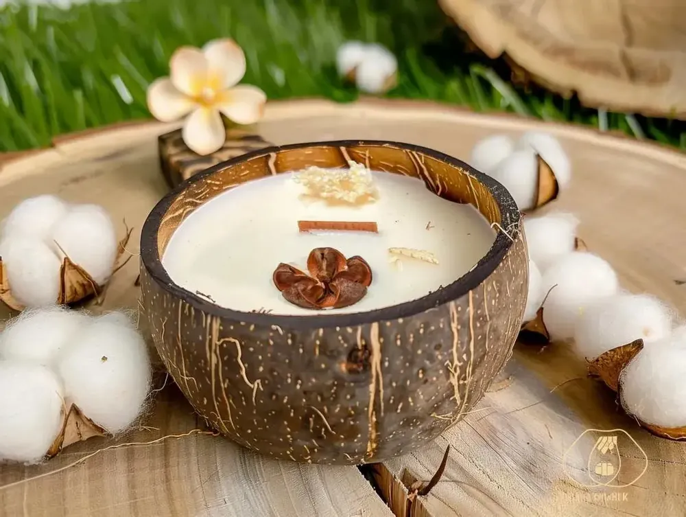 Candles - Candle that becomes a Fleur de Coton plant - LUMINANTE