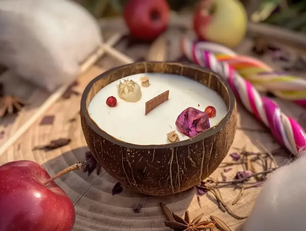 Candles - Candle that becomes a Pomme d'Amour plant - LUMINANTE