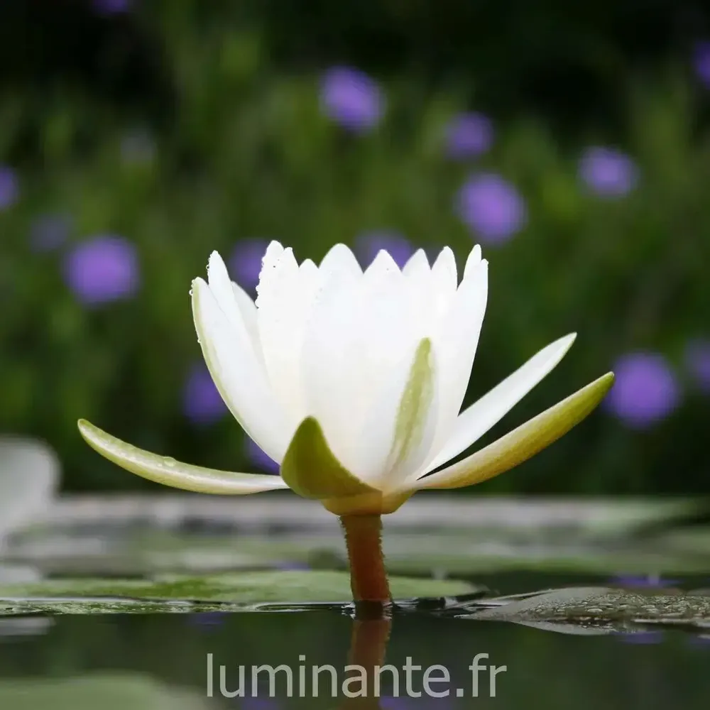 Bougies - Bougie qui devient plante Lotus Coton - LUMINANTE