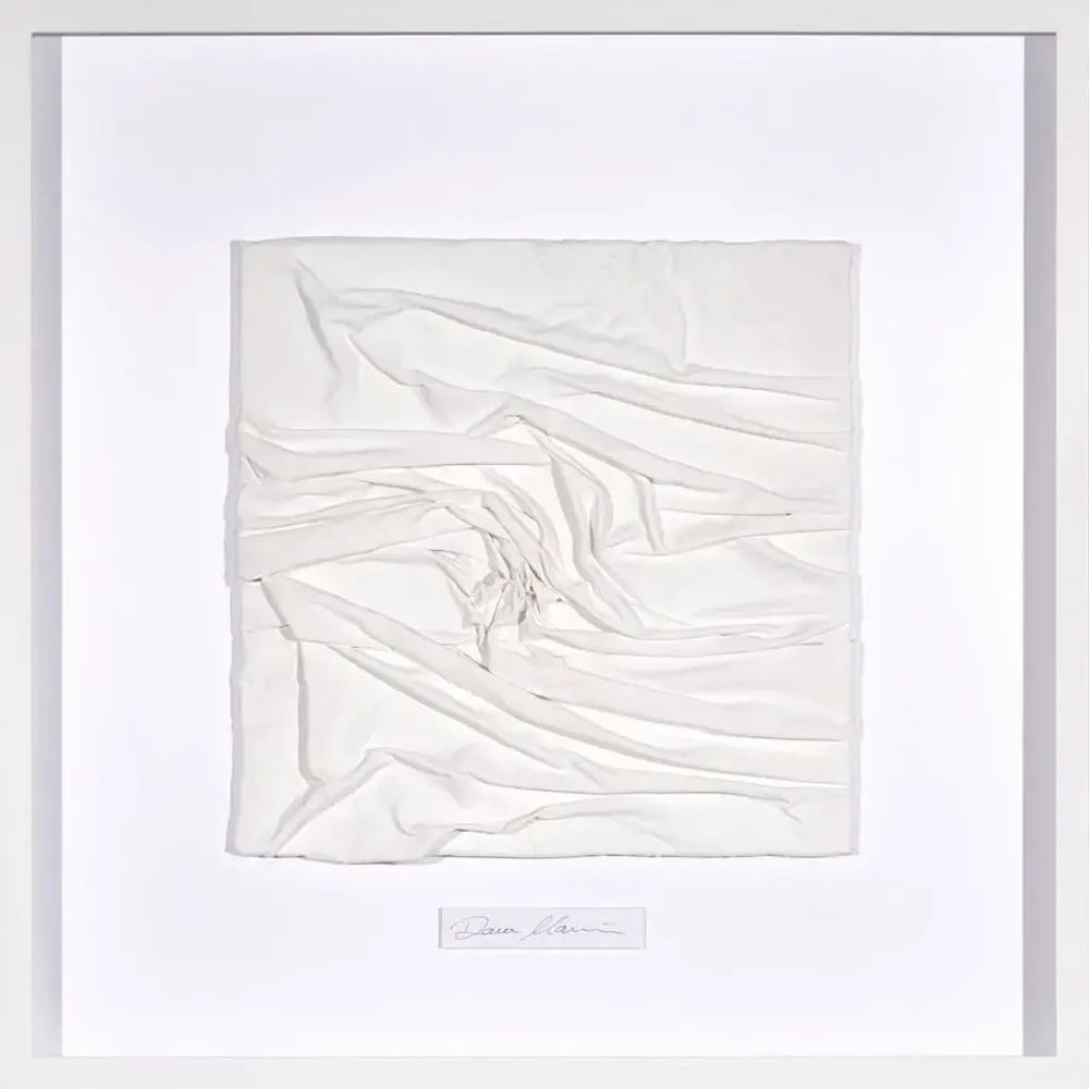 Services - 'Tersura White 01' - Original Artwork - 70x70cm - PERSPECTIVA 10