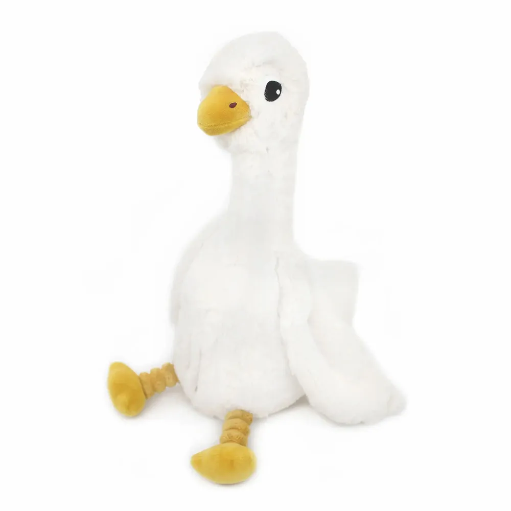 Soft toy - Plush goose mom and her baby Les Ptipotos - DEGLINGOS