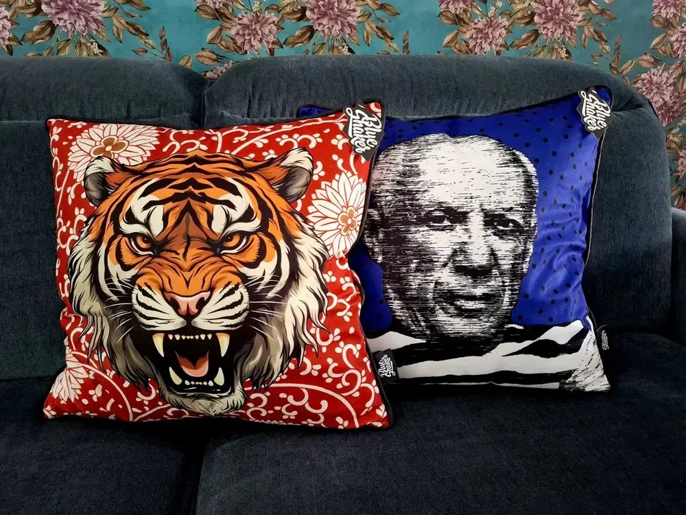 Fabric cushions - NEW cushions - BLUE SHAKER
