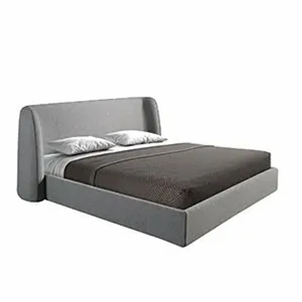 Lits - Lit en tissu gris foncé - ANGEL CERDÁ