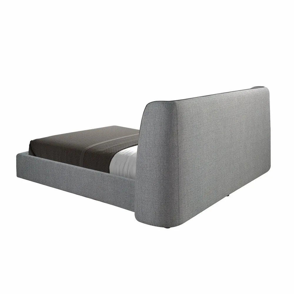 Lits - Lit en tissu gris foncé - ANGEL CERDÁ
