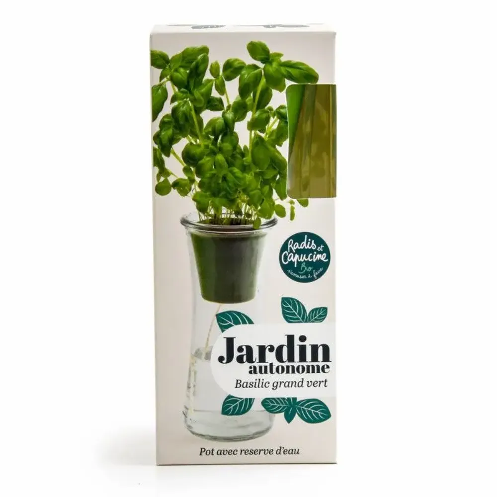 Garden accessories - Autonomous garden Basil grand vert bio - RADIS ET CAPUCINE