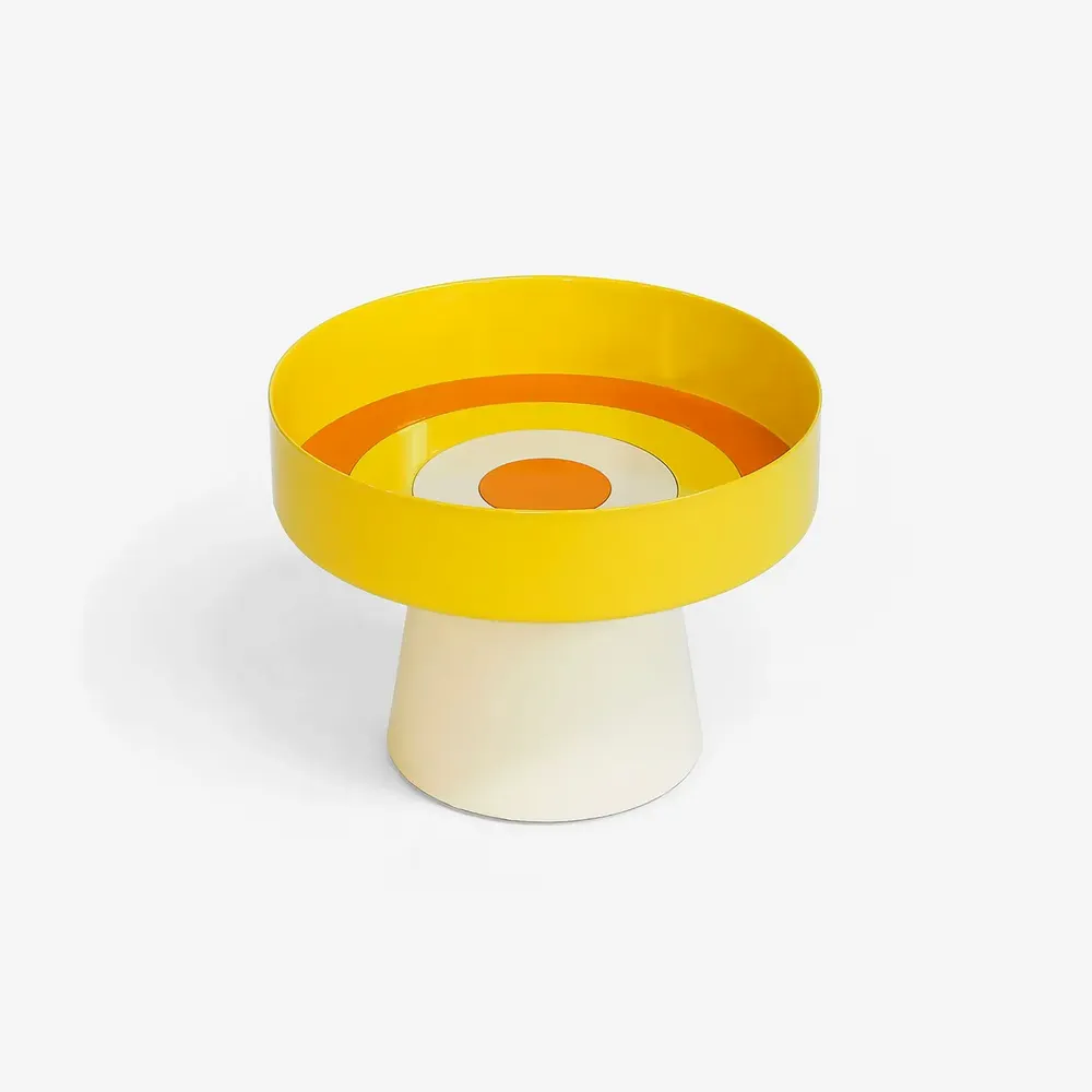 Platter and bowls - Yellow Serving Stand - ISUWA