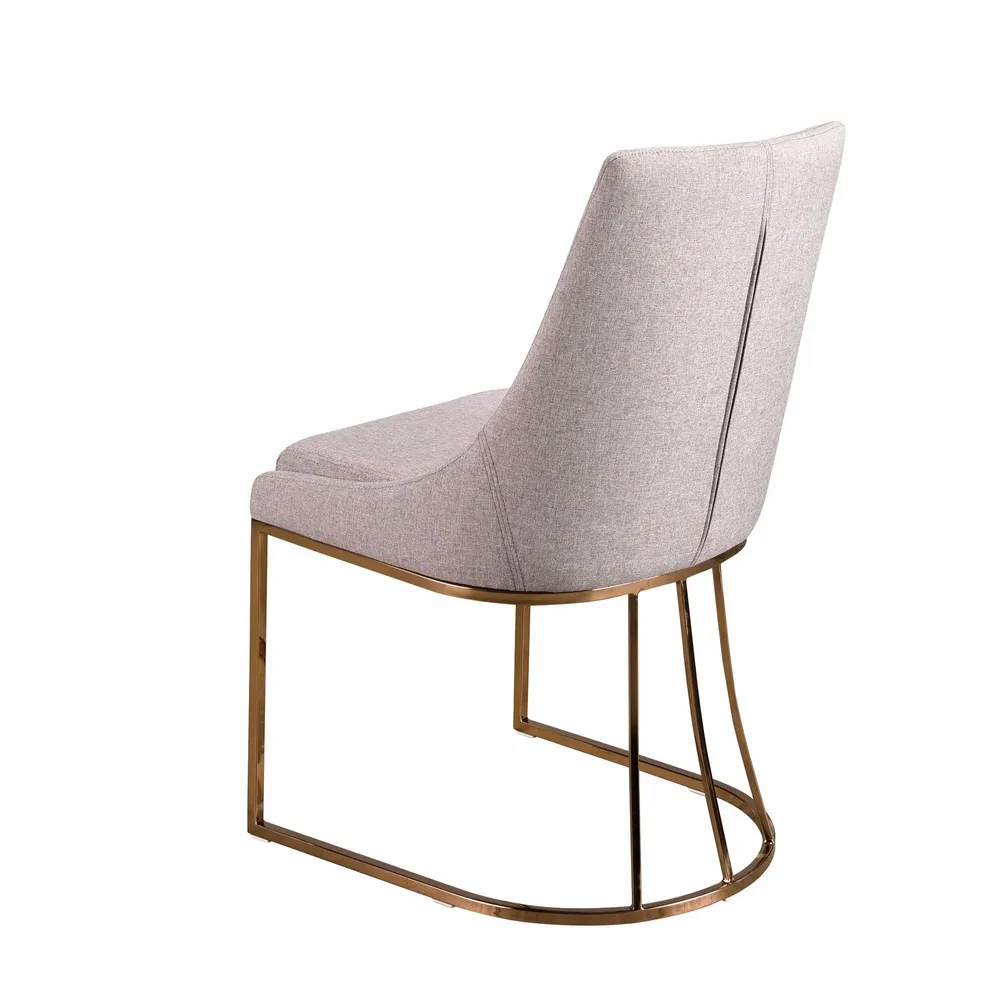 Chairs - Grey fabric chair - ANGEL CERDÁ