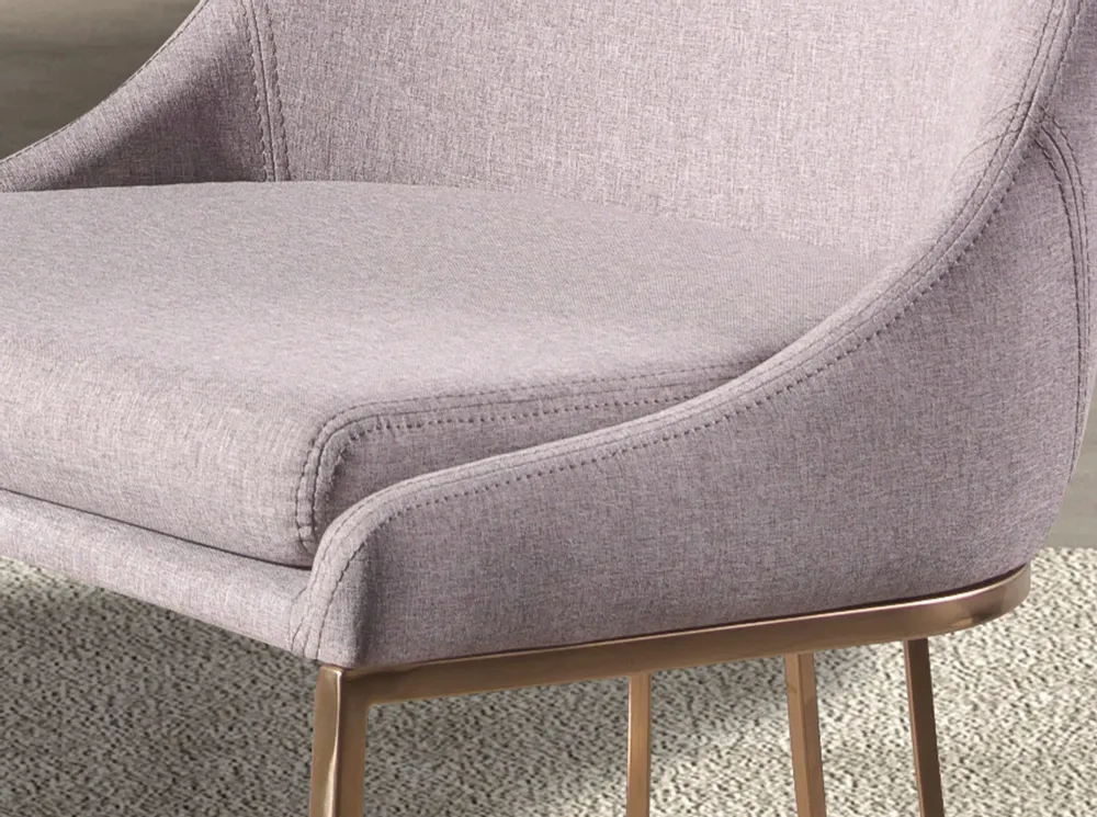 Chairs - Grey fabric chair - ANGEL CERDÁ