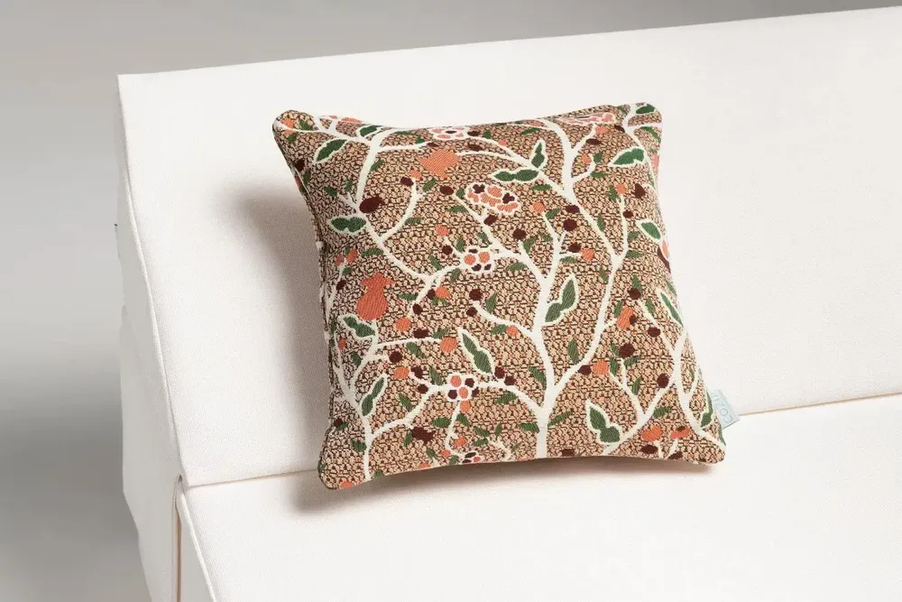 Accessoires de déco extérieure - Coussin d'extérieur Cozip PINKY BLOOM | Tissu Elitis - COZIP