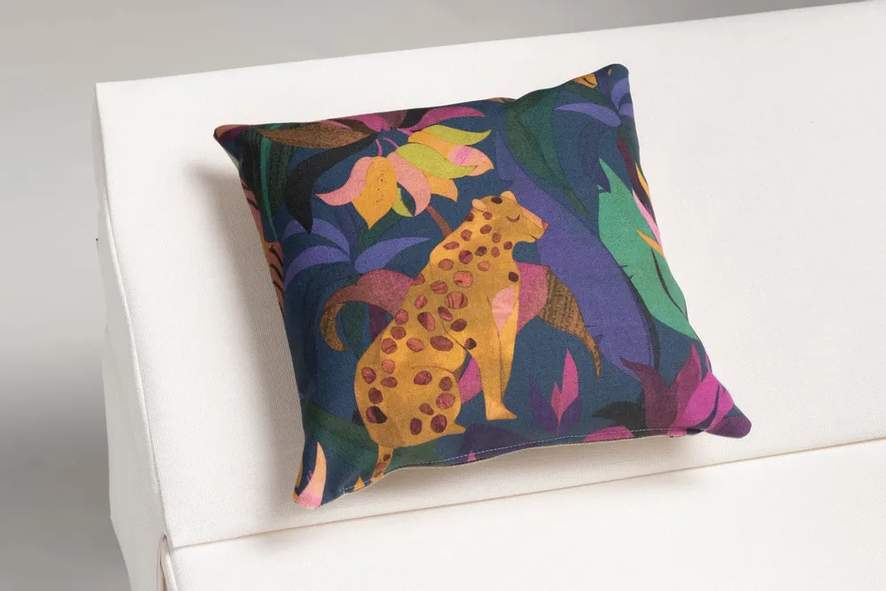 Accessoires de déco extérieure - Coussin d'extérieur JUNGLE | Tissu de créateur - COZIP