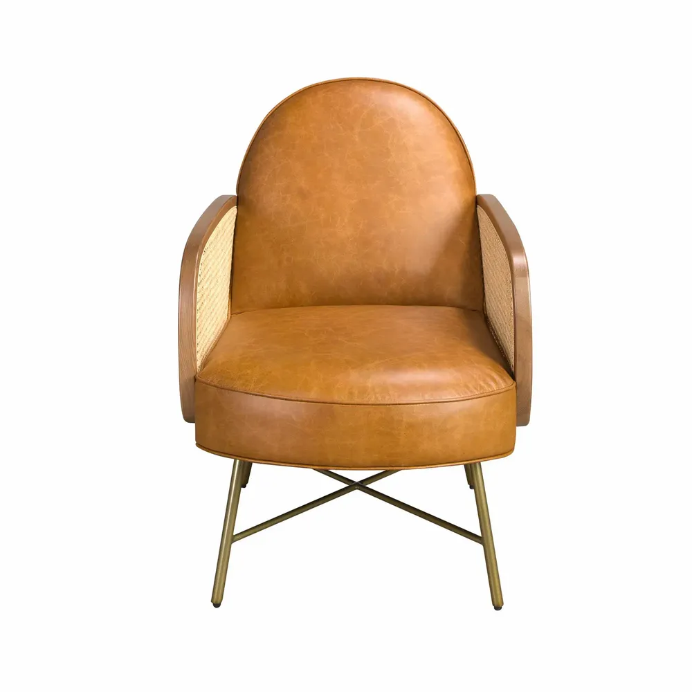 Armchairs - Brown leather armchair - ANGEL CERDÁ