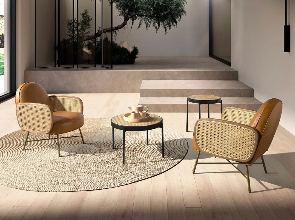 Armchairs - Brown leather armchair - ANGEL CERDÁ