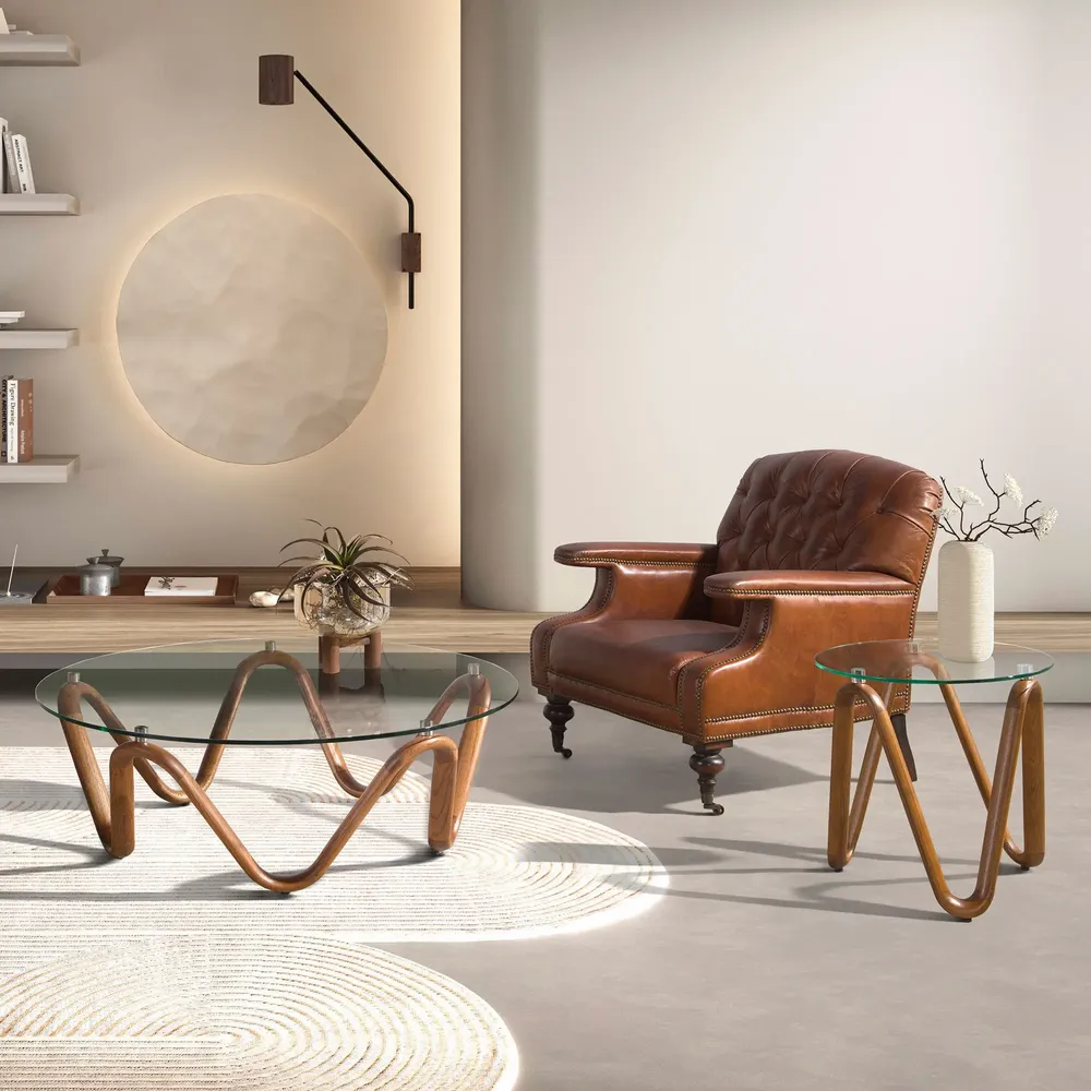 Fauteuils - Fauteuil Chester en cuir marron cognac - ANGEL CERDÁ