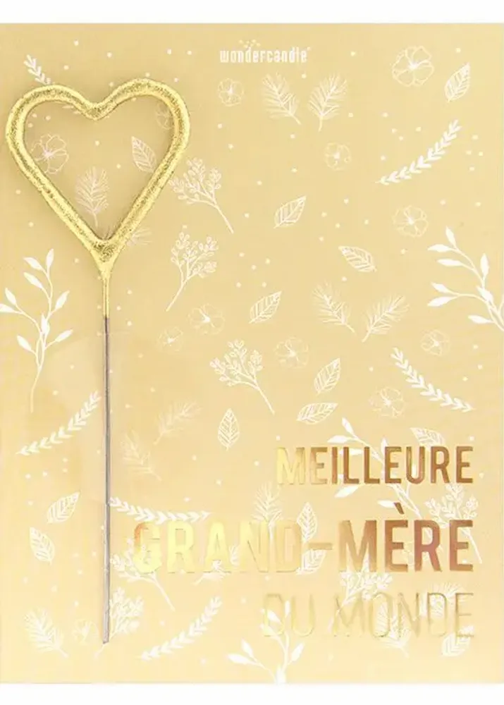 Gifts - WDC - Let's Celebrate Today - Golden Time - Mini Wondercard - WONDERCANDLE