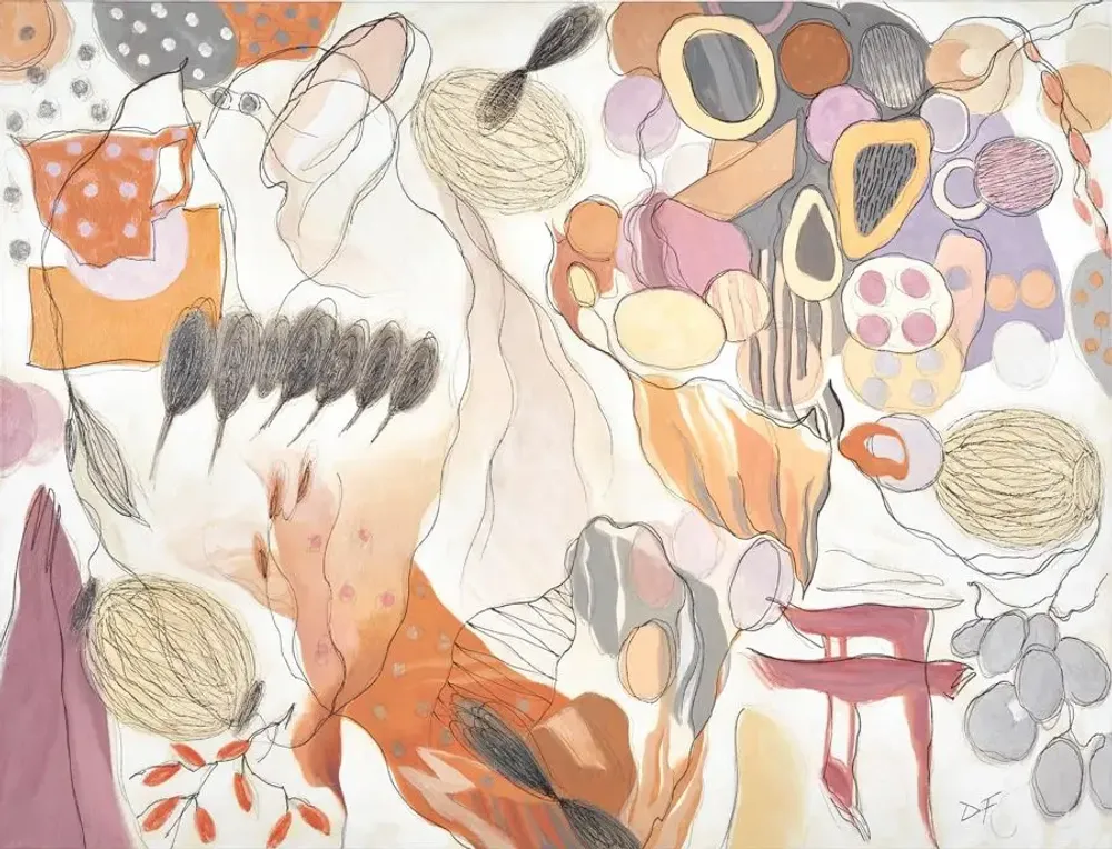 Services - 'Saporo' - Œuvre Originale - 170x130cm - PERSPECTIVA 10