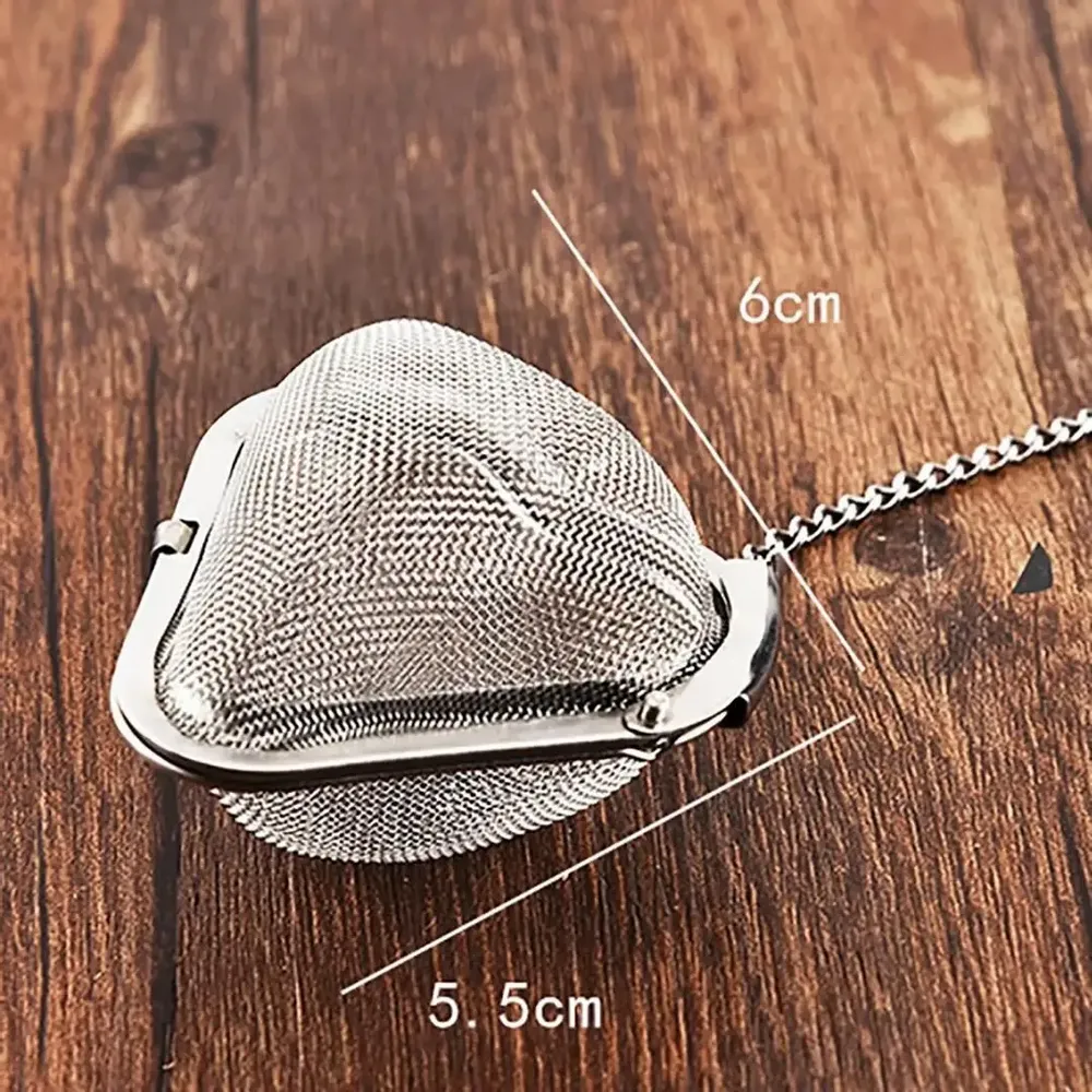 Tea and coffee accessories - Heart-shaped tea infuser - mesh - 4 colors available - SOSTRAW & SMARTTHINGS