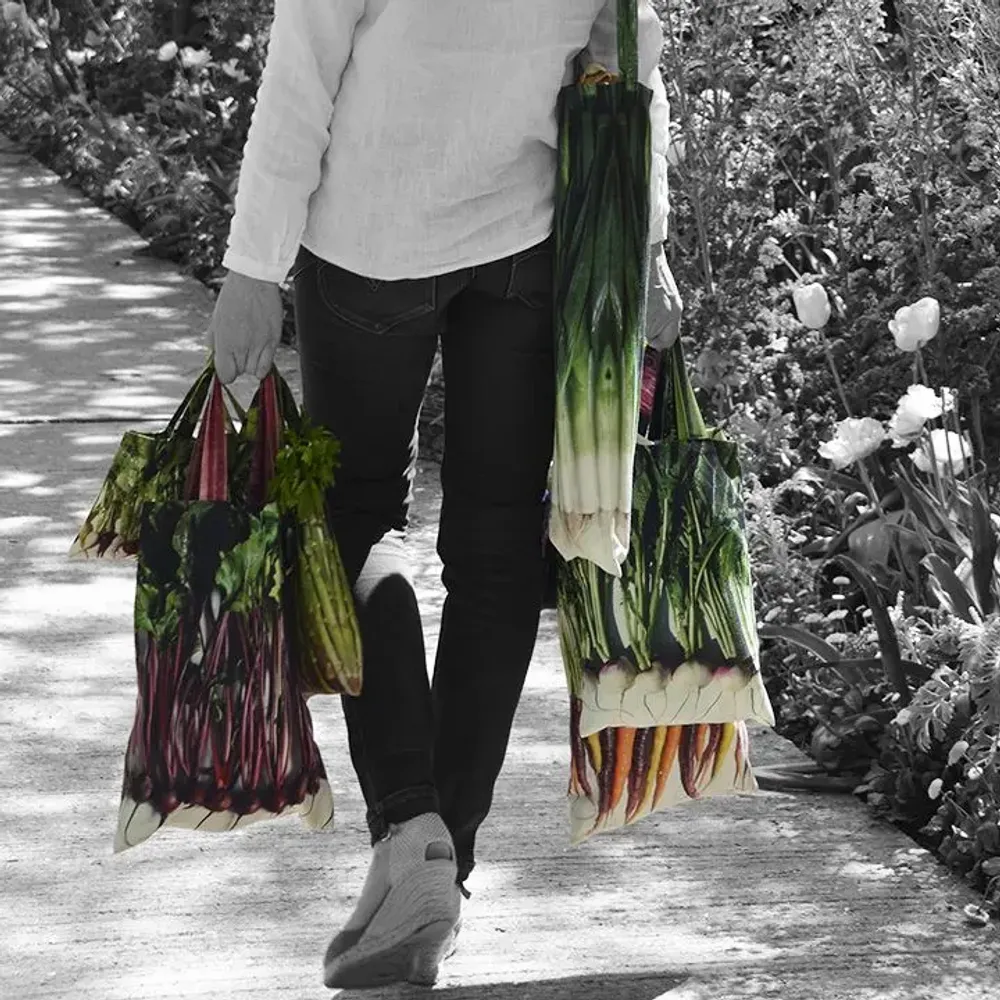 Sacs et cabas - Sac de course - Sac à Poireaux - Sac à navets - MARON BOUILLIE
