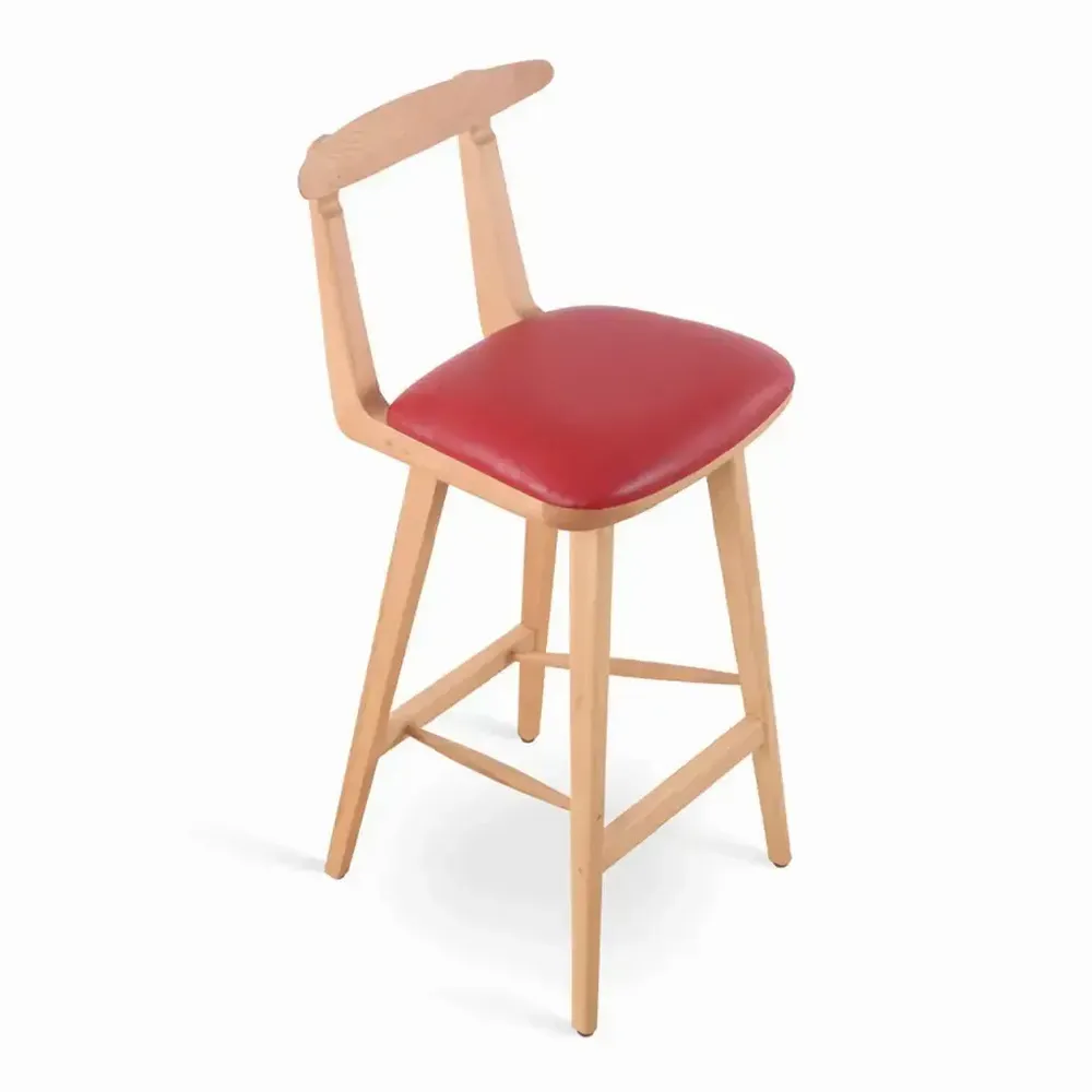 Chairs - Oriq - Solidwood High / Bar Chair - ALANKARAM