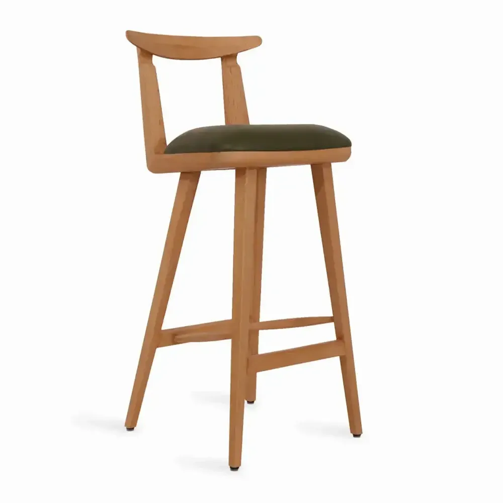 Chairs - Oriq - Solidwood High / Bar Chair - ALANKARAM