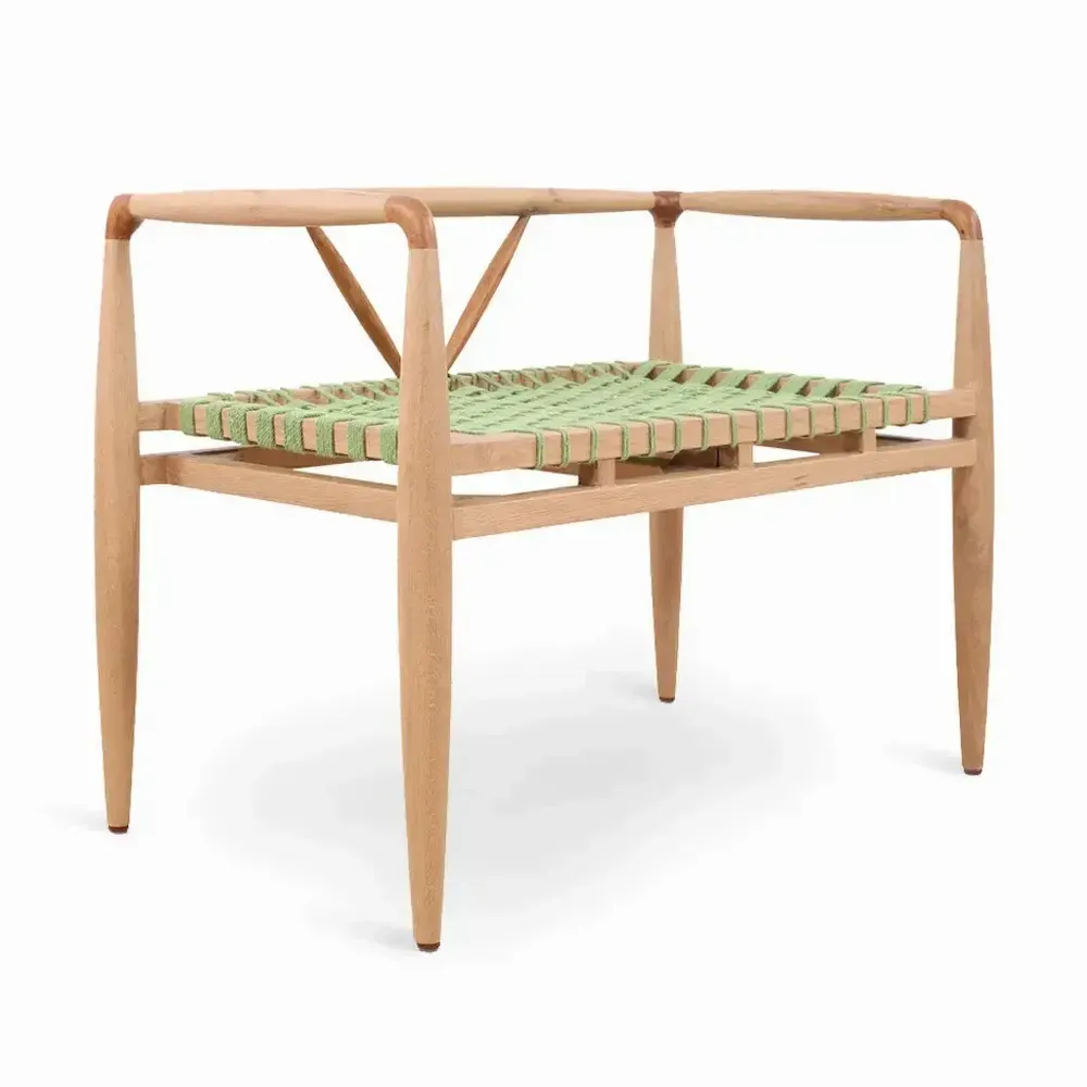 Bancs - Bangku - Banc deux places en bois massif - ALANKARAM