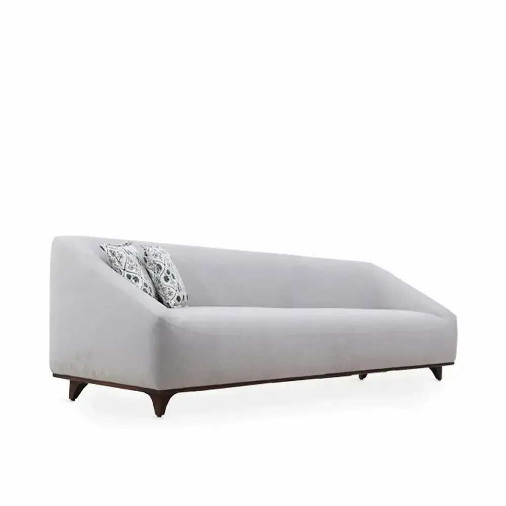 Sofas - Crynhoi Three Seater Solidwood Sofa - ALANKARAM