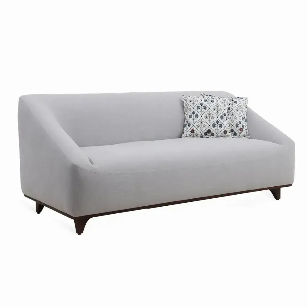 Sofas - Crynhoi Two Seater Solidwood Sofa - ALANKARAM