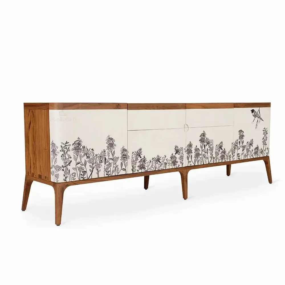 Meubles TV - Meuble TV en teck Finura - ALANKARAM