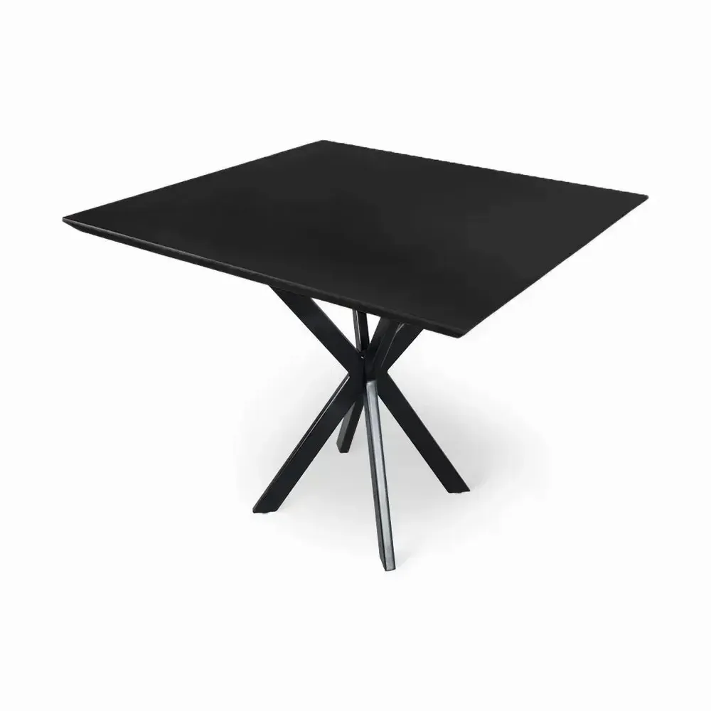 Bureaux - Korsa - Table de bureau ouverte à plateau carré stratifié - ALANKARAM