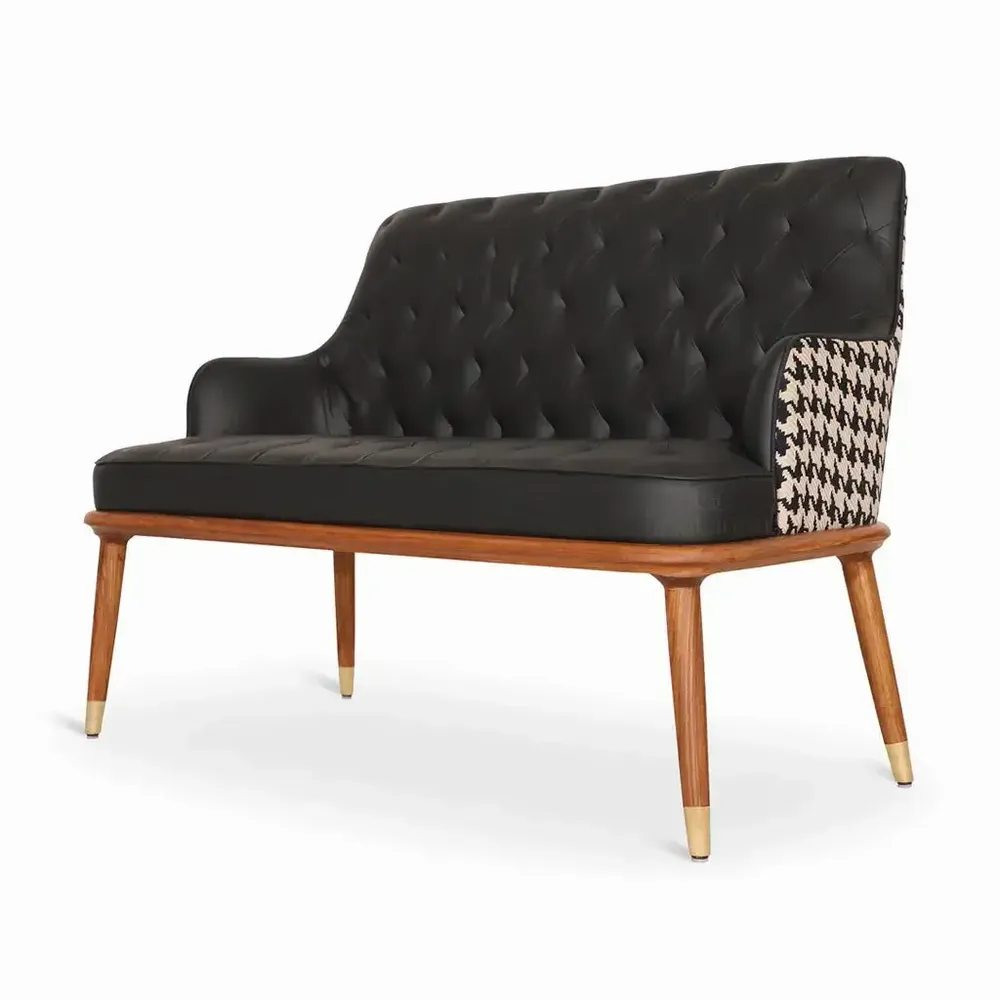 Canapés - Doko - Canapé deux places en teck - ALANKARAM