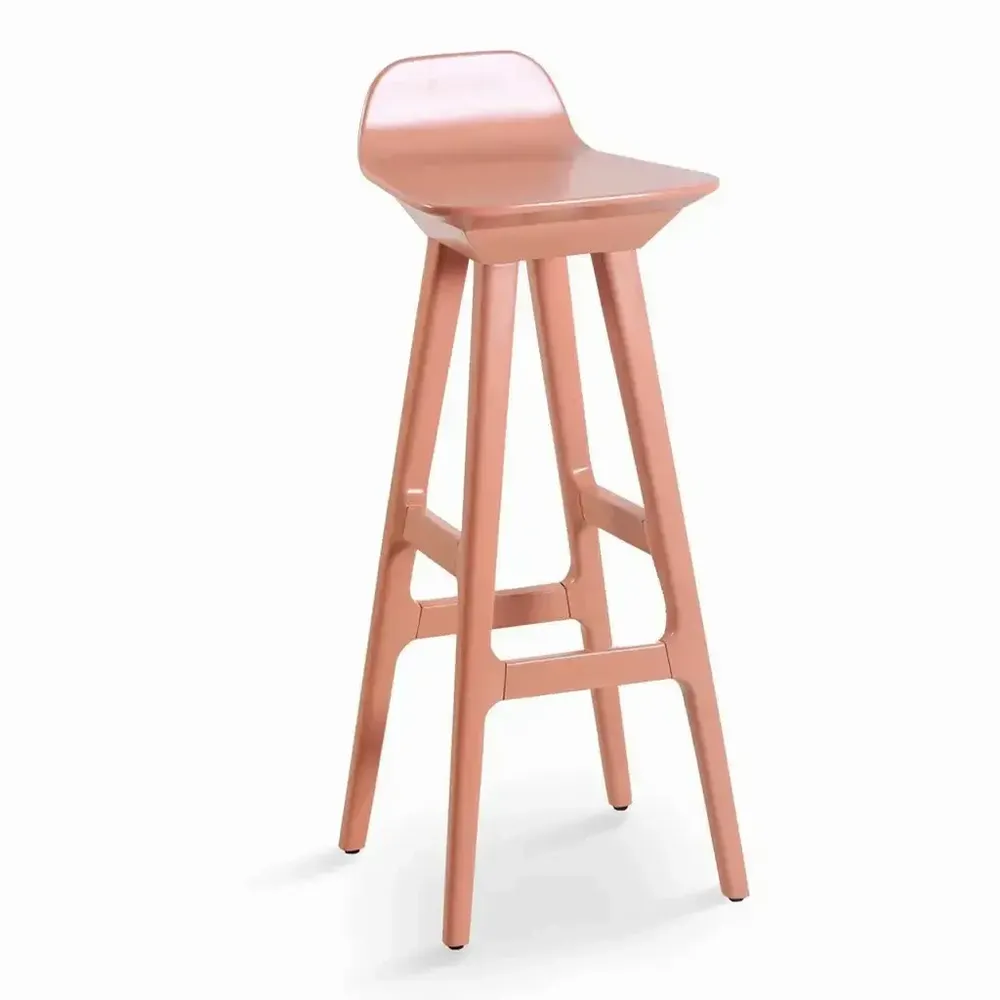 Chairs - Inalt - High / Bar Chair with Violet PU - ALANKARAM