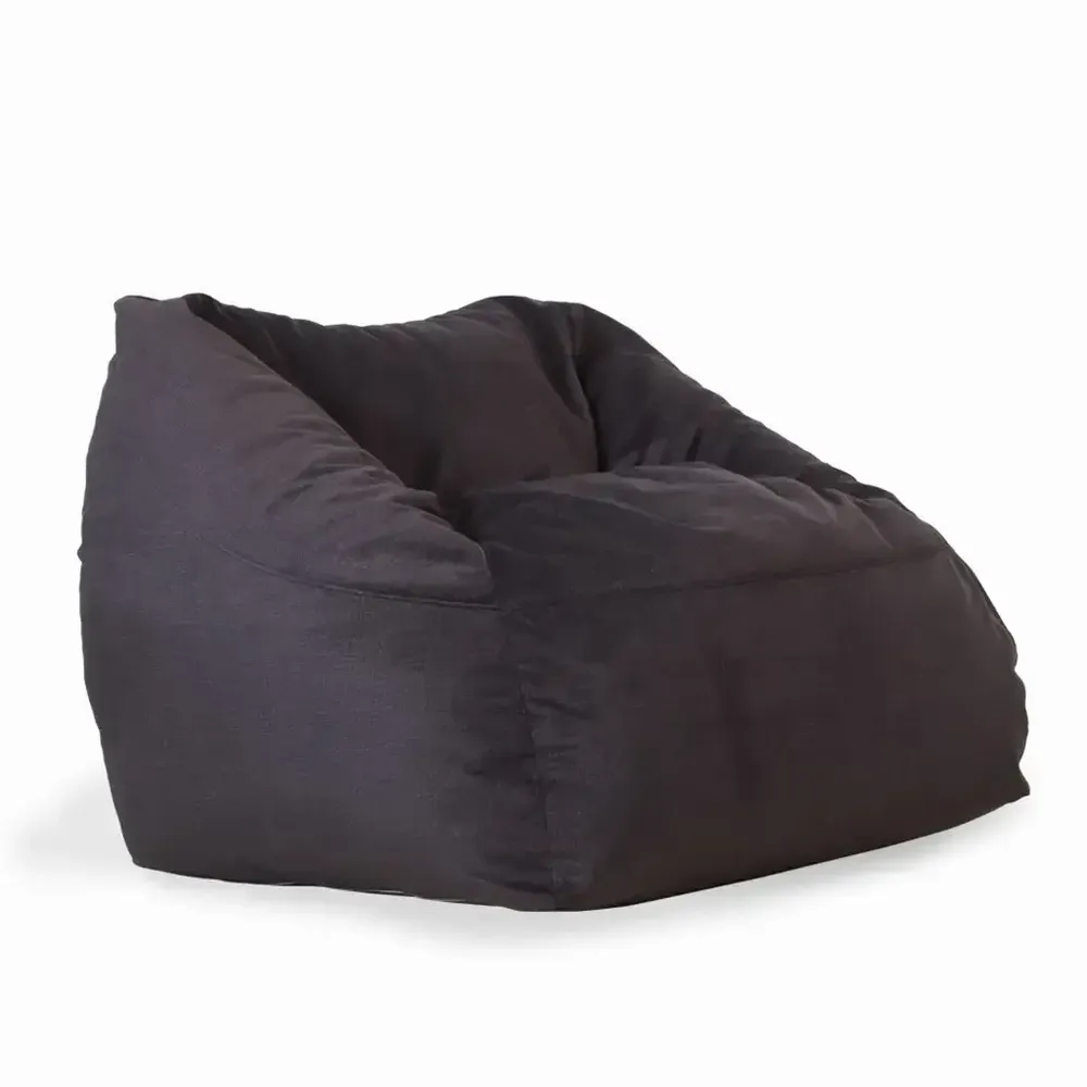Ottomans - Plumoso - Stylish Comfortable Sitting with Black Color - ALANKARAM